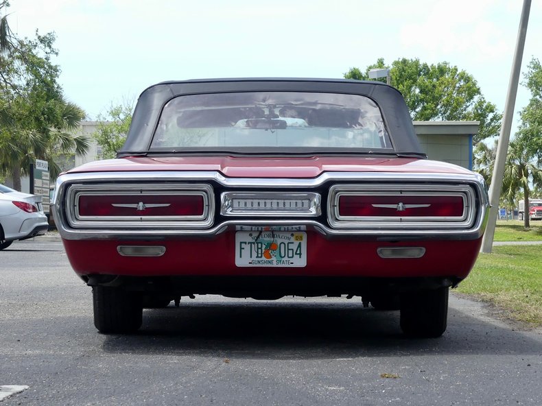 Ford-Thunderbird-1964-Red-Red-10
