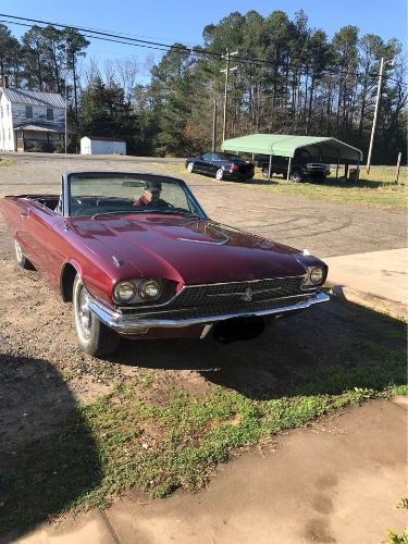 Ford-Thunderbird-1966-Burgundy-Black-1