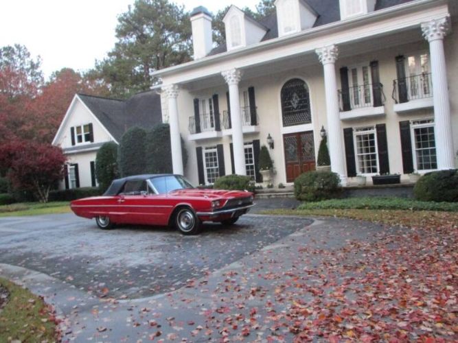 Ford-Thunderbird-1966-Red-Red-15