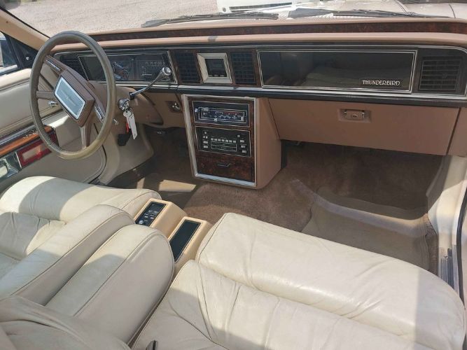 Ford-Thunderbird-1981-Beige-Beige-Leather-3