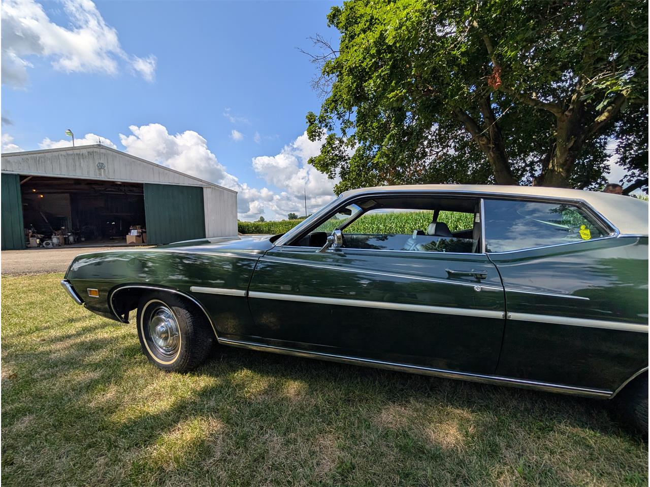 Ford-Torino-1971-Green-Black-8