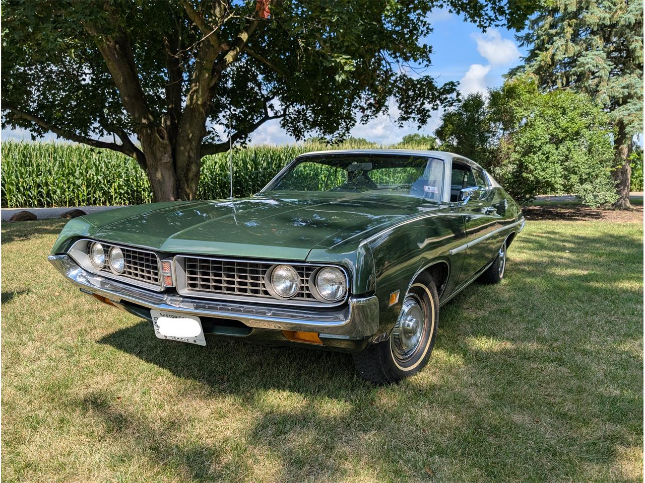 Ford-Torino-1971-Green-Black