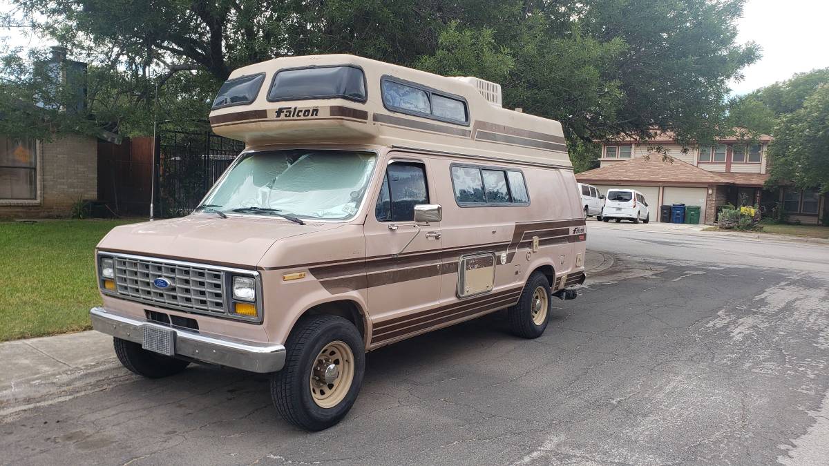 Ford-e250-econoline-1989-brown-1