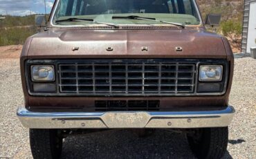 Ford-e350-van-1980-brown-1