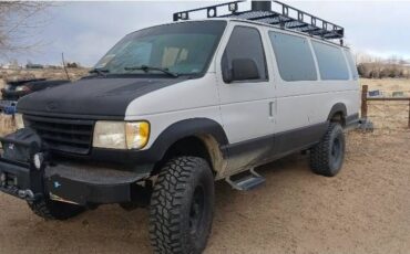 Ford-e350-van-1992-grey