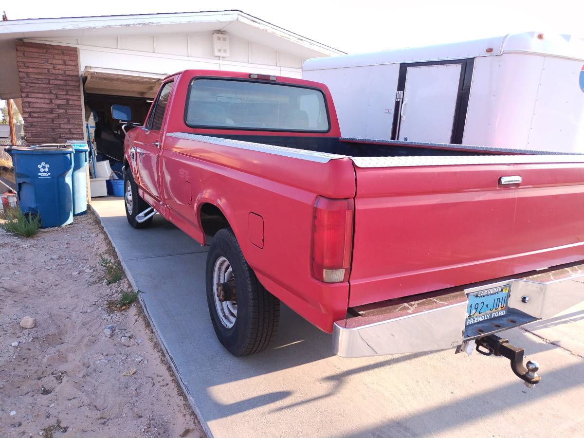 Ford-f-250-diesel-1995-red-1