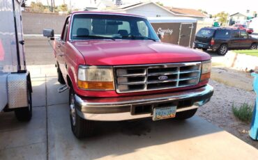 Ford-f-250-diesel-1995-red
