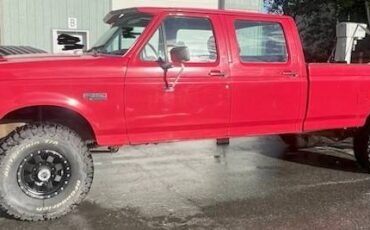 Ford-f350-crew-cab-1993-red