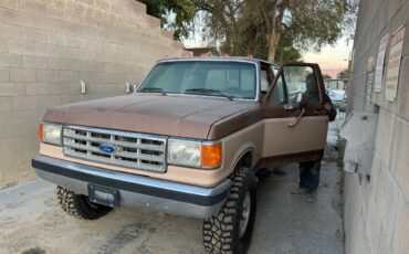 Ford-f350-lariat-1987-brown-1