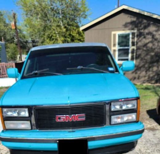 Gmc-1500-1992-Turquoise-Gray