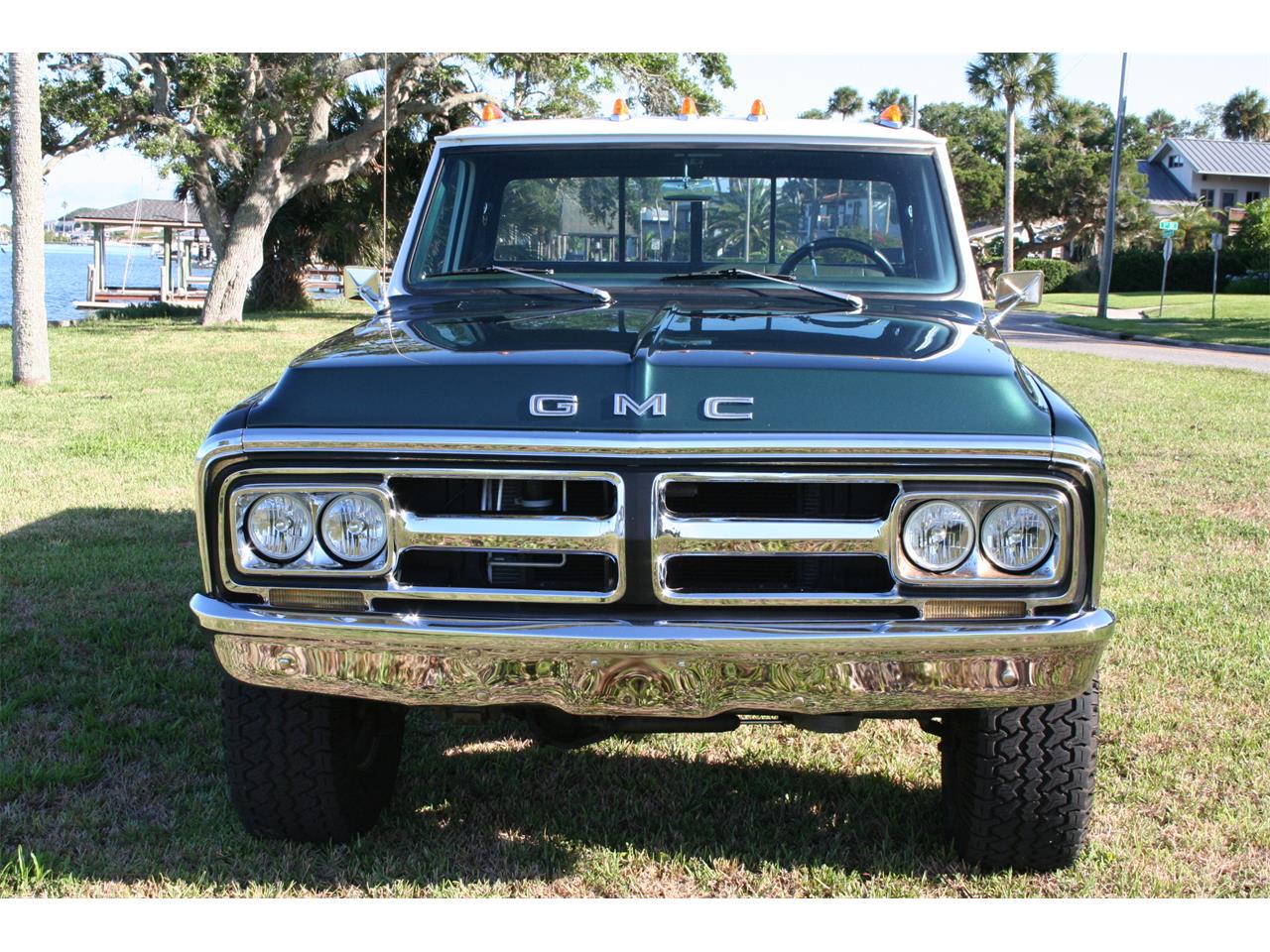 Gmc-34-ton-pickup-1972-Green-Green-1