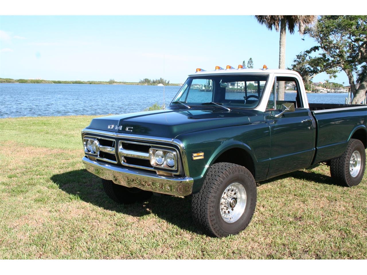Gmc-34-ton-pickup-1972-Green-Green