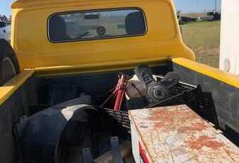 Gmc-Sierra-1966-Yellow-Gray-1