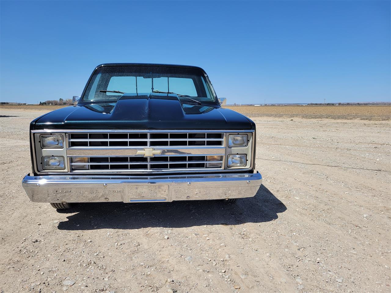 Gmc-Sierra-1987-Black-metallic-Gray-1