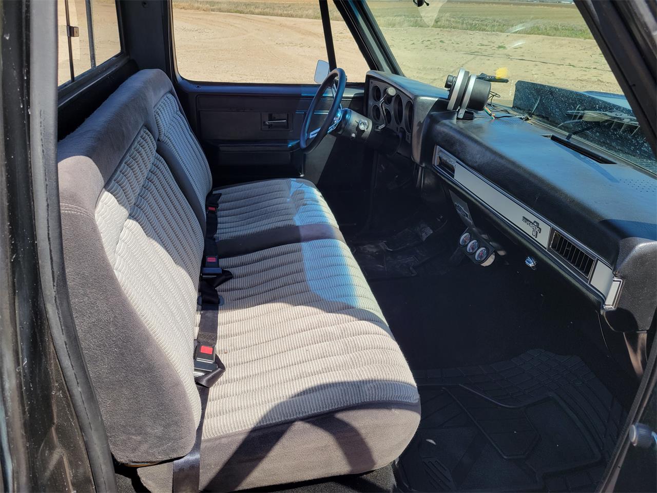 Gmc-Sierra-1987-Black-metallic-Gray-14