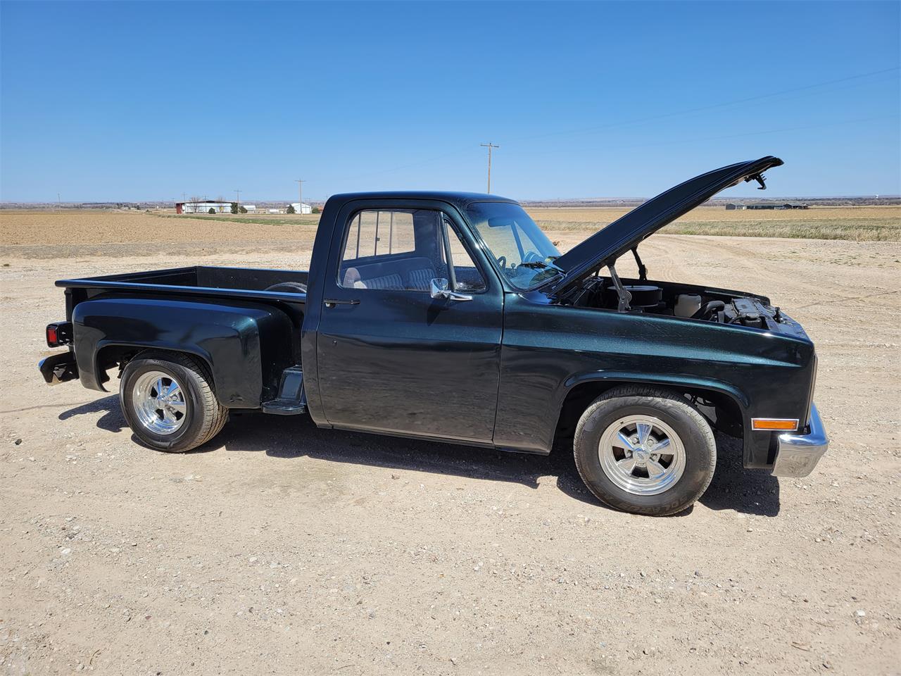 Gmc-Sierra-1987-Black-metallic-Gray-3