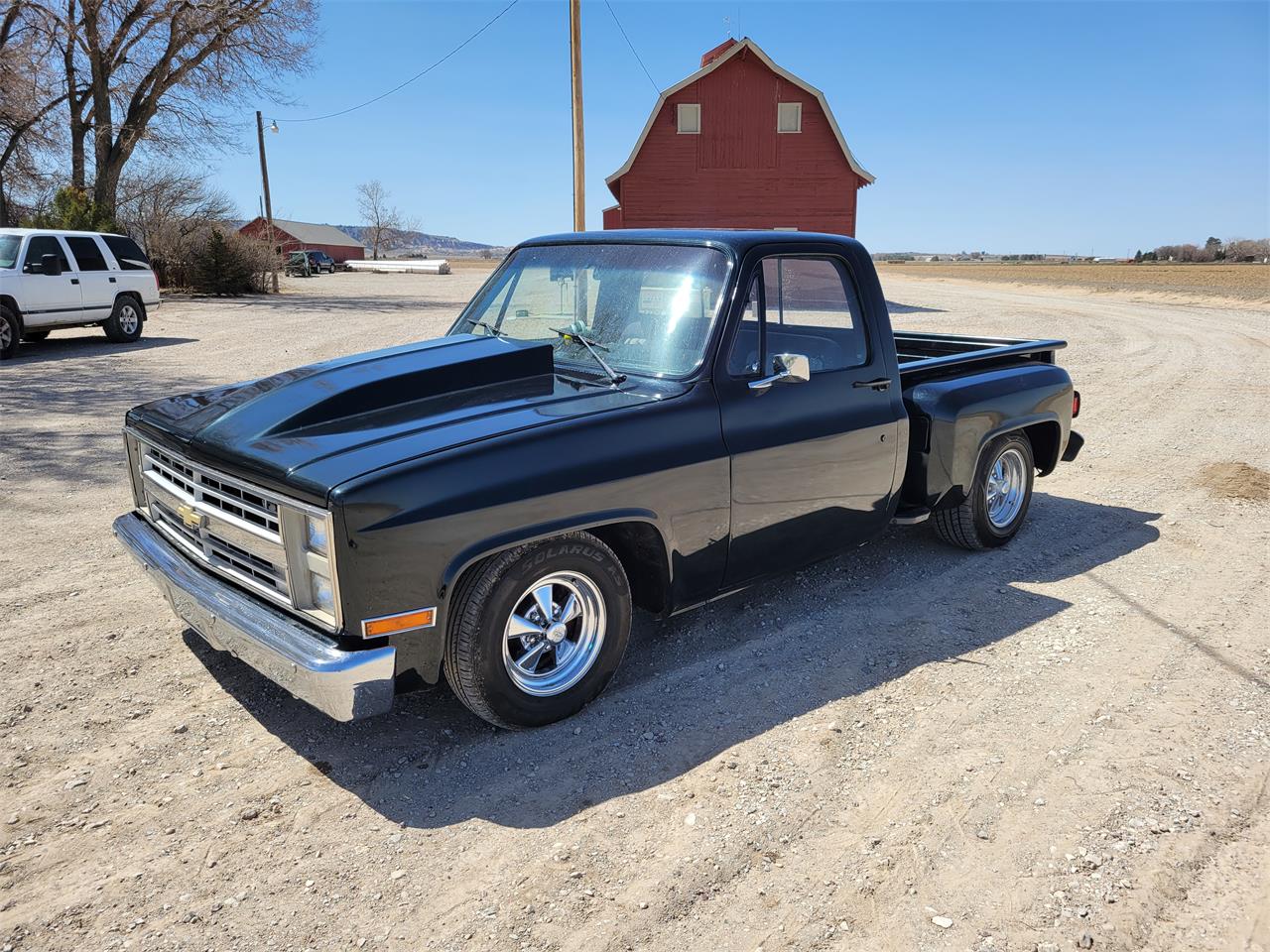 Gmc-Sierra-1987-Black-metallic-Gray-5