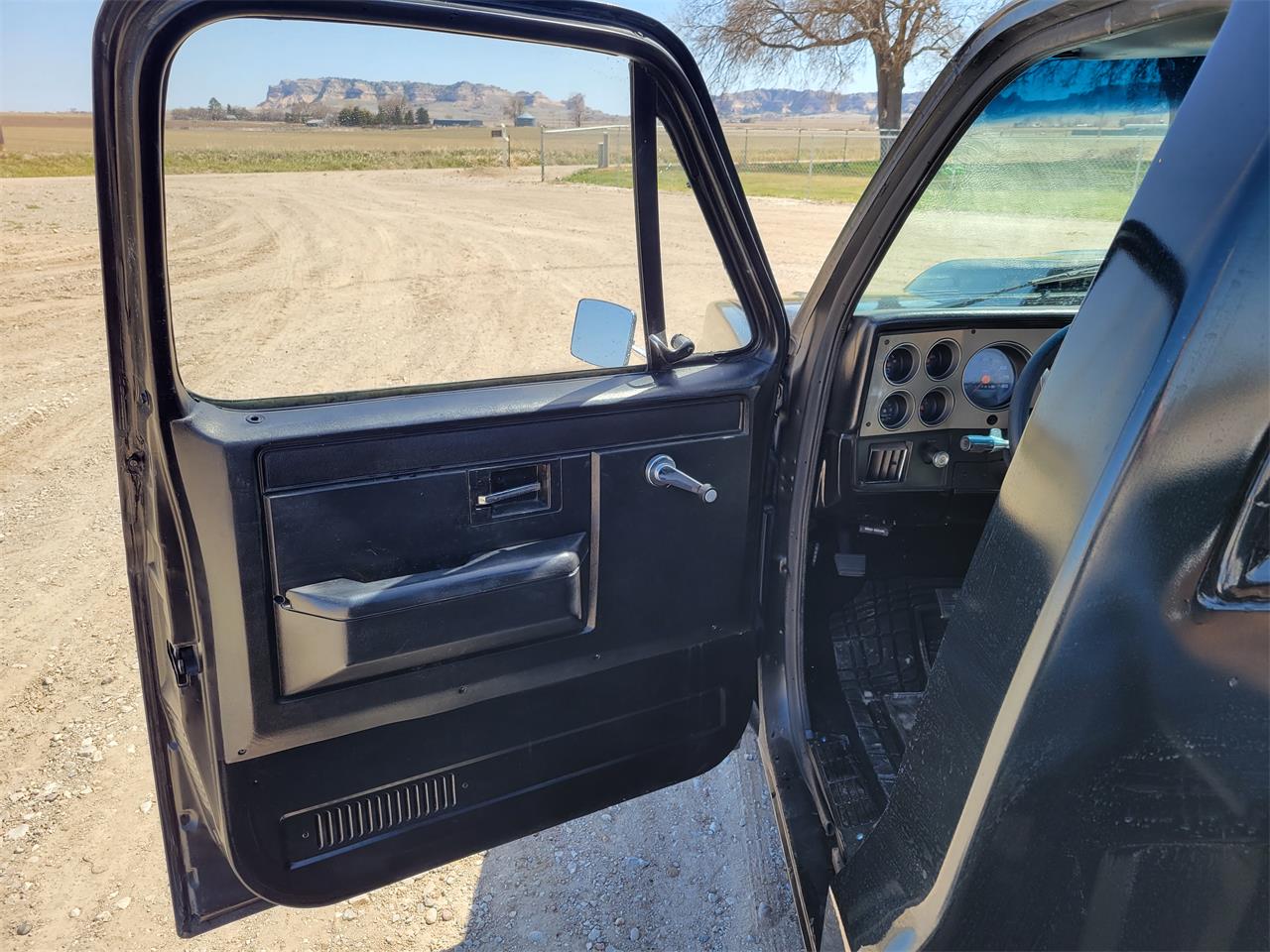 Gmc-Sierra-1987-Black-metallic-Gray-7