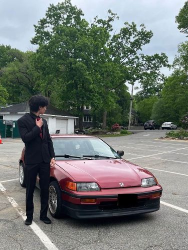 Honda-Crx-1990-Red-Black