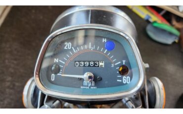 Honda-Motorcycle-1974-Yellow-Black-2