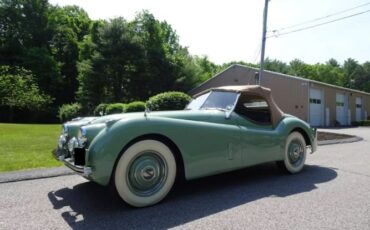 Jaguar-Xk120-1953-Pastel-Green-Suede-Green