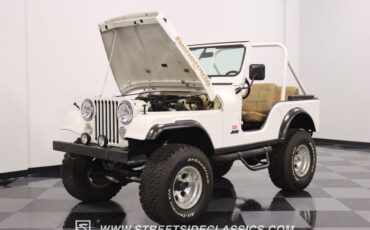 Jeep-Cj5-1978-White-Tan-34