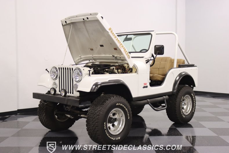 Jeep-Cj5-1978-White-Tan-34