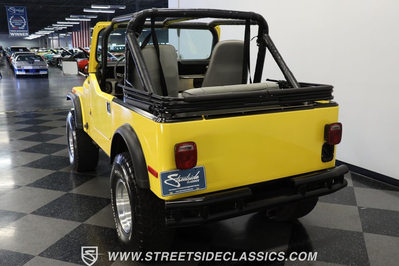 Jeep-Cj7-1976-Yellow-Gray-9