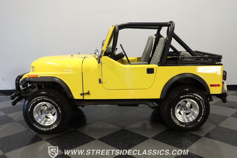 Jeep-Cj7-1976-Yellow-Gray