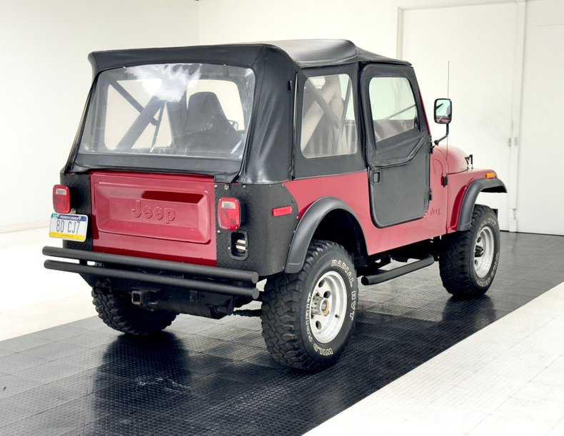 Jeep-Cj7-1980-Dark-Red-Metallic-Black-3