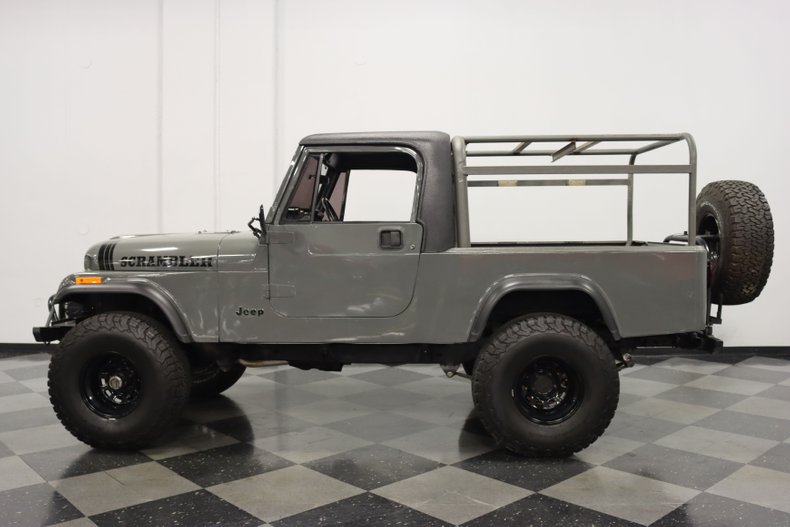 Jeep-Cj8-scrambler-1985-Gray-Black