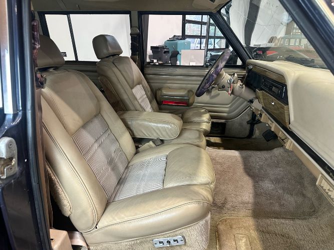 Jeep-Wagoneer-1991-Blue-Tan-Vinyl-13