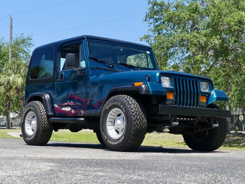 Jeep-Wrangler-1995-Emerald-Green-Metall-Gray-28