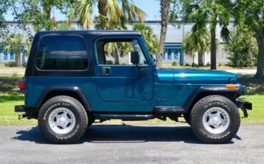 Jeep-Wrangler-1995-Emerald-Green-Metall-Gray