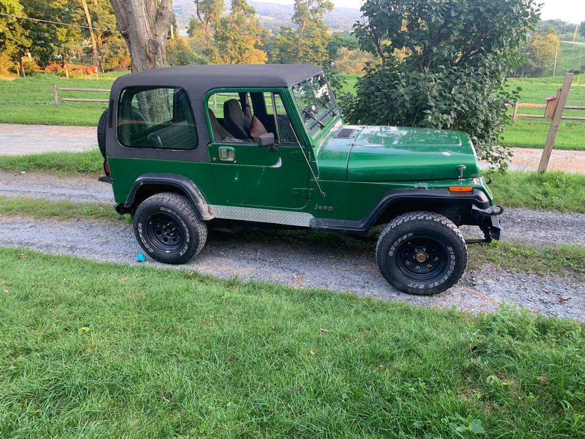 Jeep-wrangler-1990-green-1