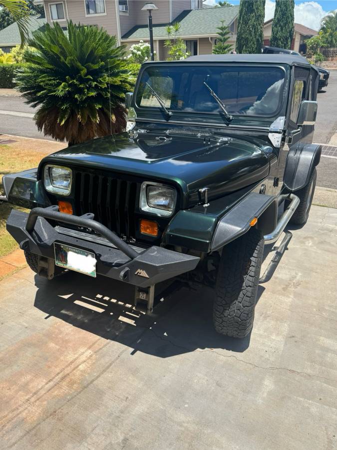 Jeep-wrangler-1991-green-1