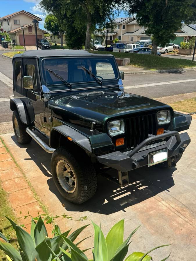 Jeep-wrangler-1991-green