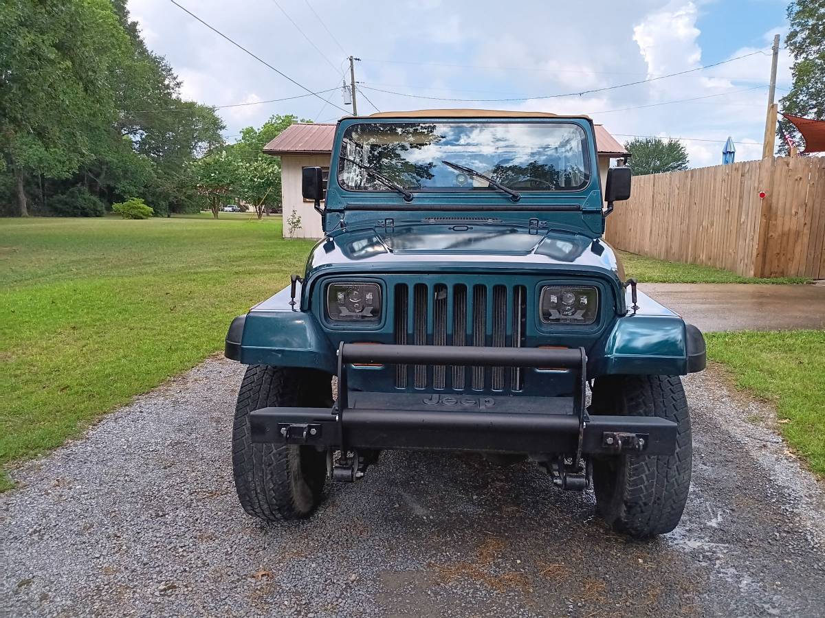 Jeep-wrangler-1995-green-1