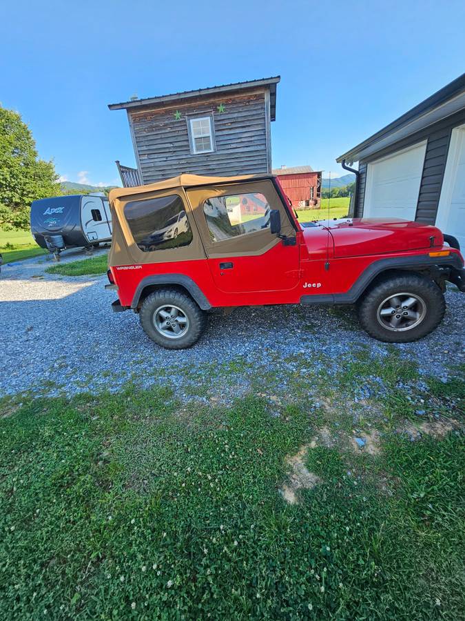 Jeep-wrangler-1995-red