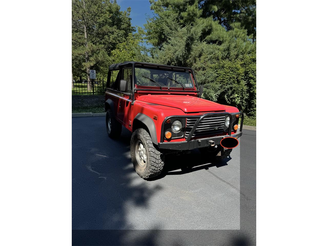 Land-rover-Defender-1995-Red-Black
