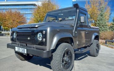 Land-rover-Defender-90-1990-Gray-Black
