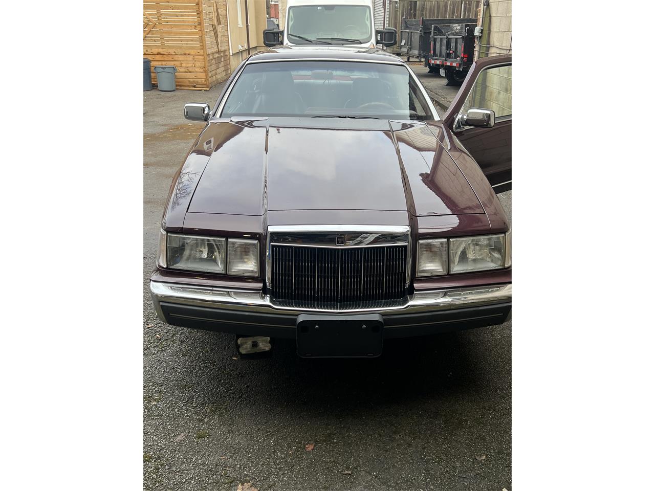 Lincoln-Mark-vii-1989-Maroon-Red-1