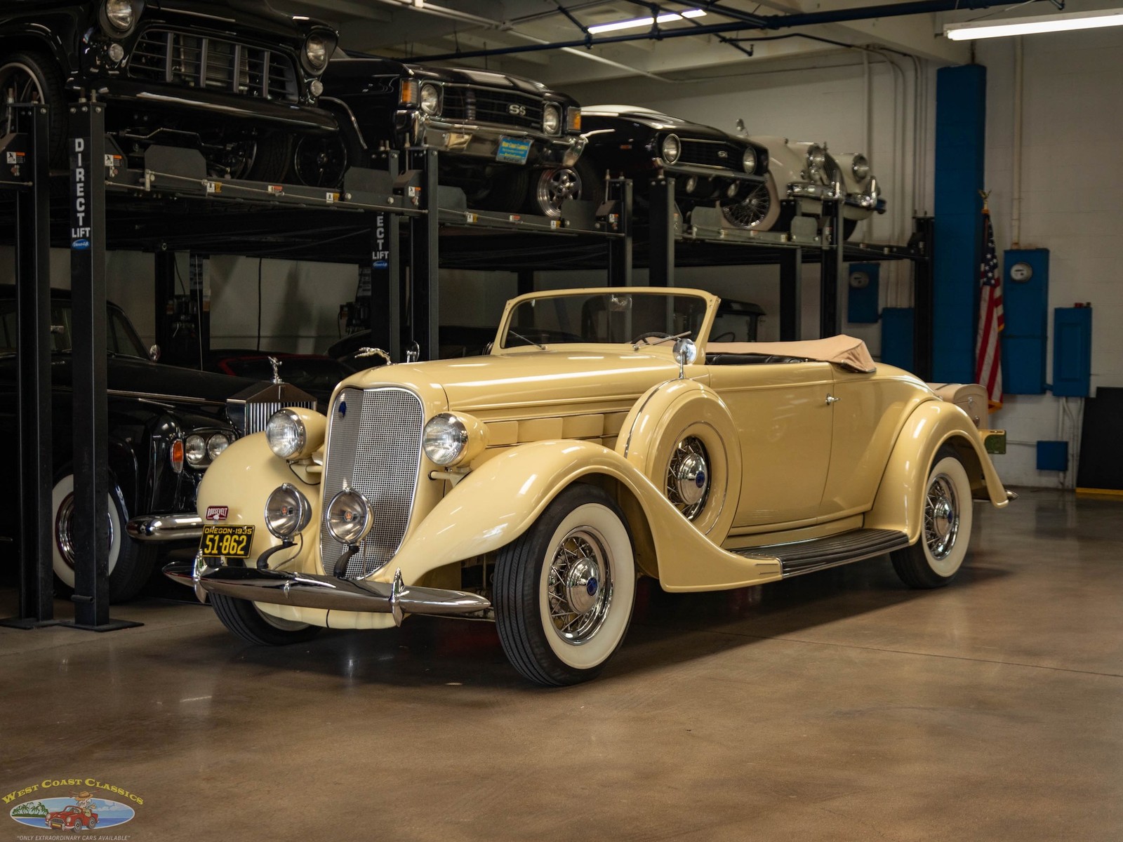 Lincoln Model K V12 Le Baron Roadster 1935 2 Door Roadster Convertible