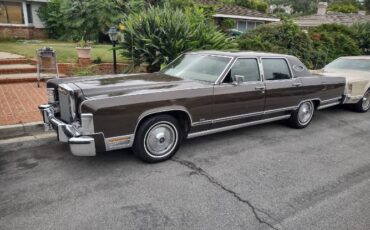 Lincoln-Town-car-1979-Dark-metallic-brown-Black-Cloth-13