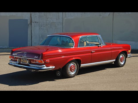 Mercedes-benz-280se-1971-Red-Tan-1