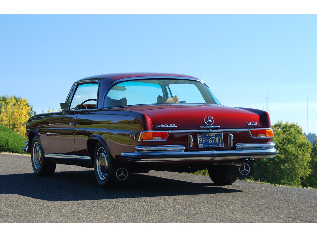 Mercedes-benz-280se-1971-Red-Tan-16