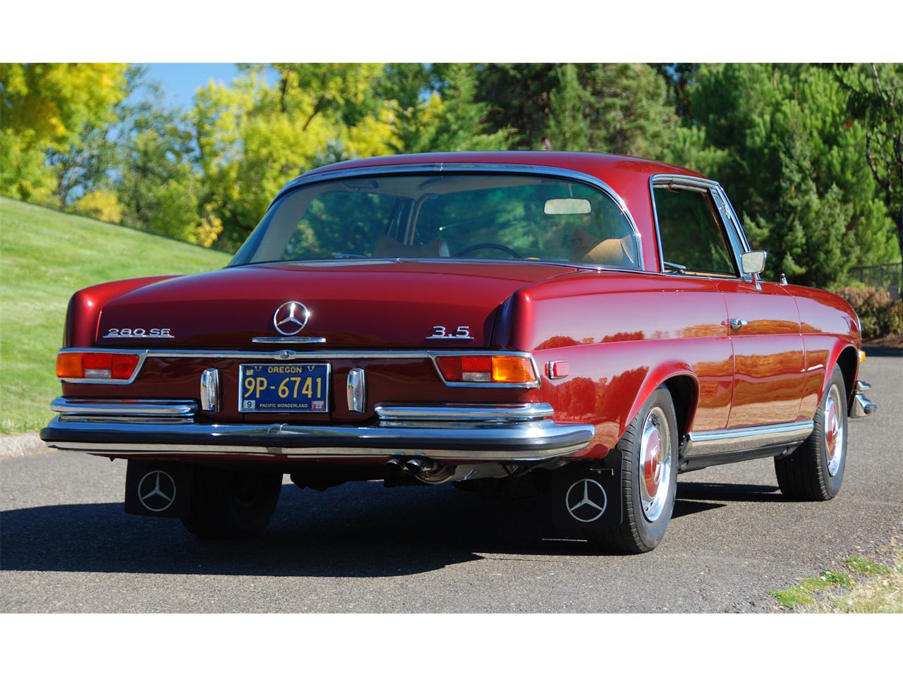 Mercedes-benz-280se-1971-Red-Tan-17