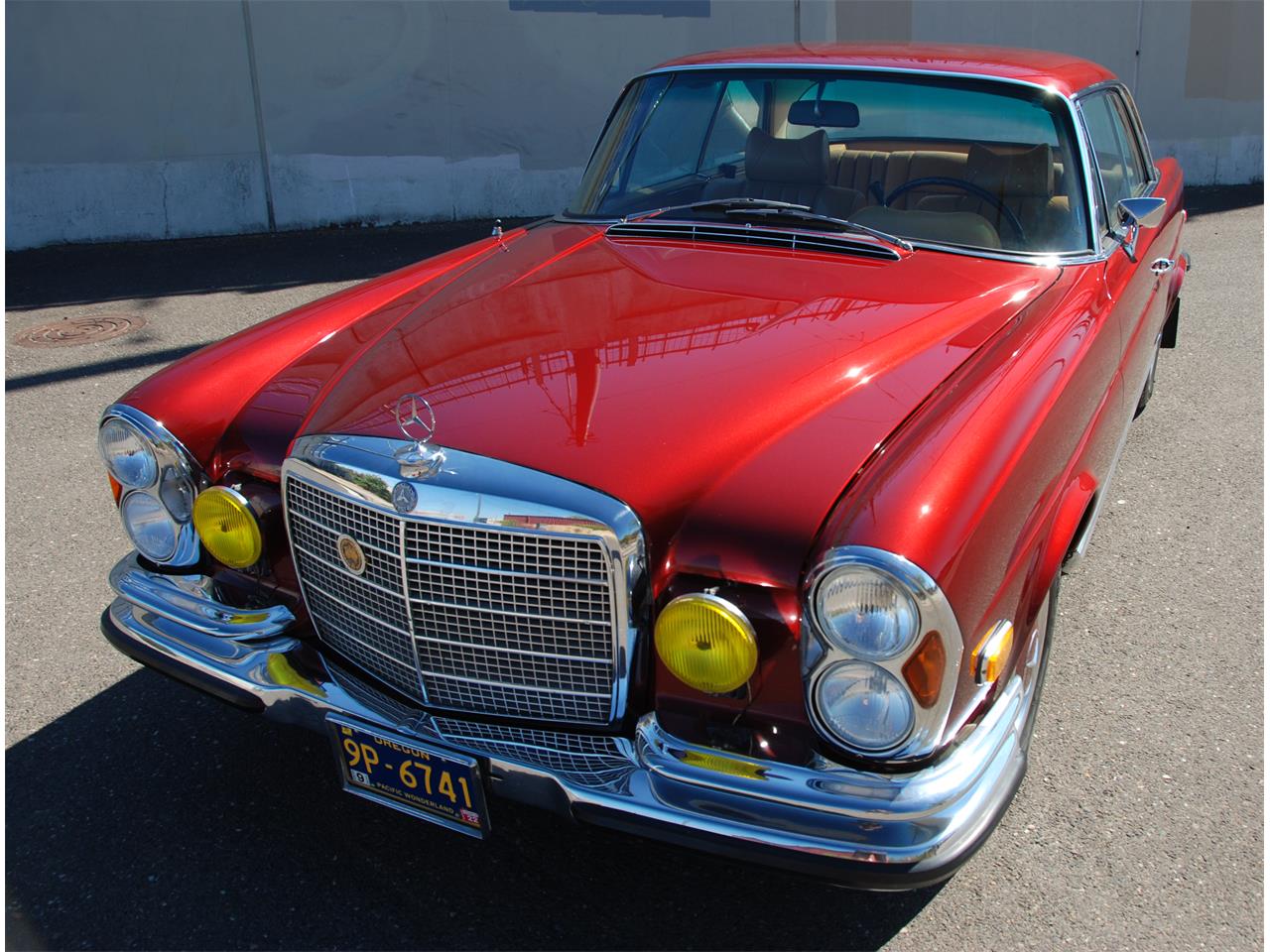 Mercedes-benz-280se-1971-Red-Tan-27