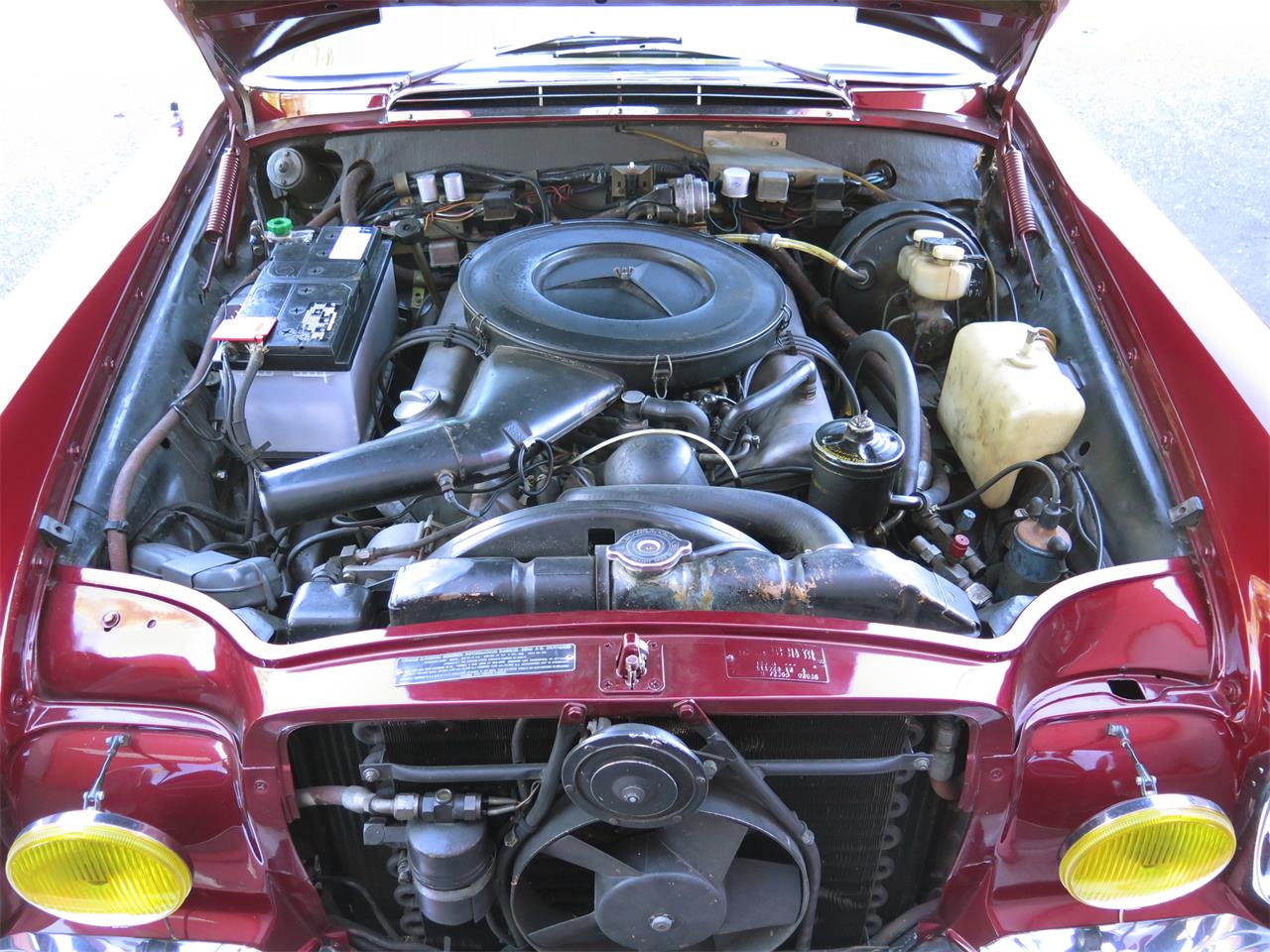 Mercedes-benz-280se-1971-Red-Tan-5