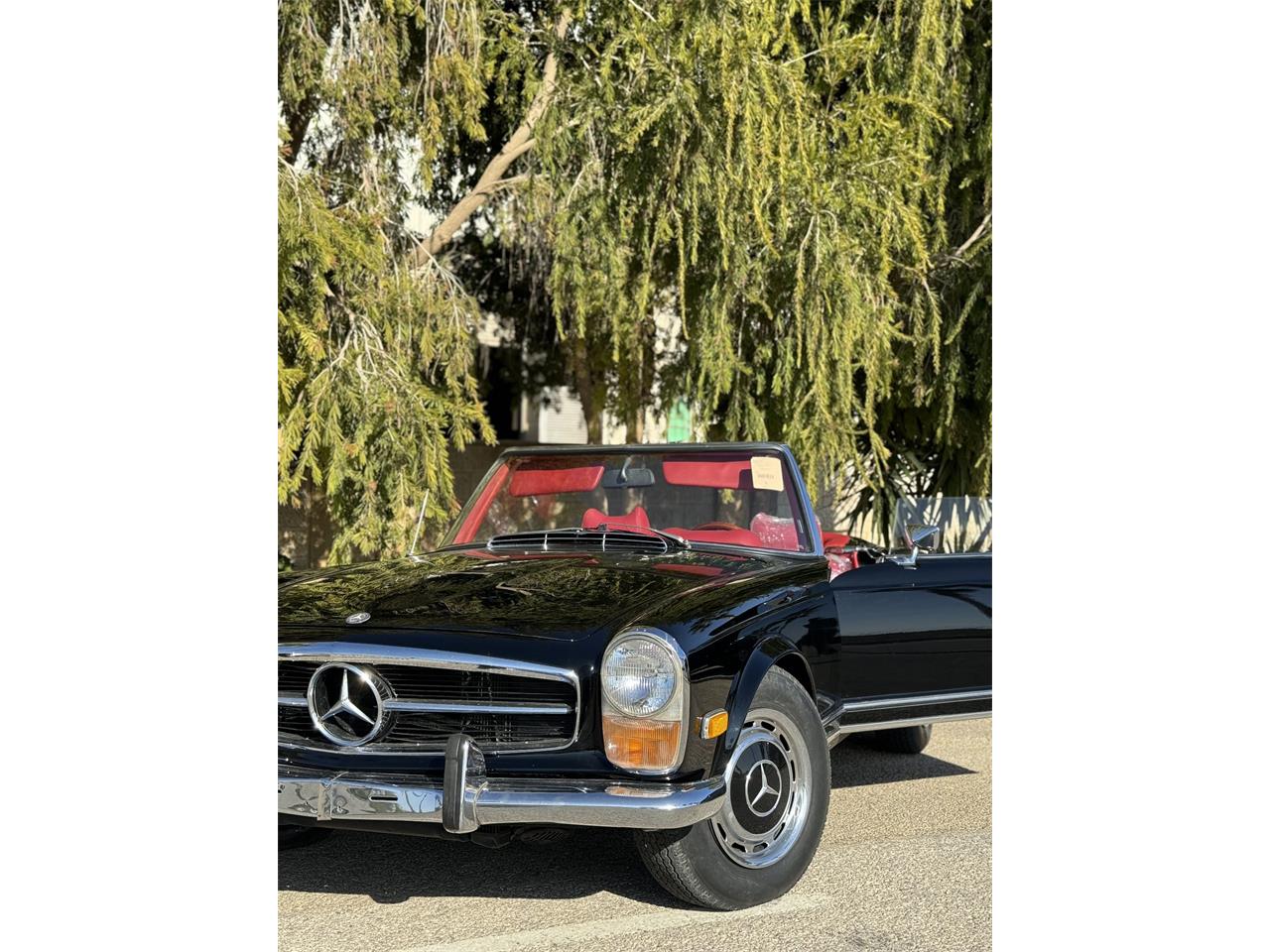 Mercedes-benz-280sl-1970-Black-Classic-Red-55